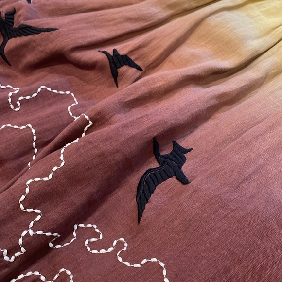 Ombré Bird skirt by Lithe - Picture 3 of 8